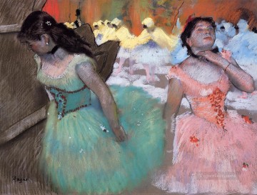 la entrada de los bailarines enmascarados Edgar Degas Pinturas al óleo